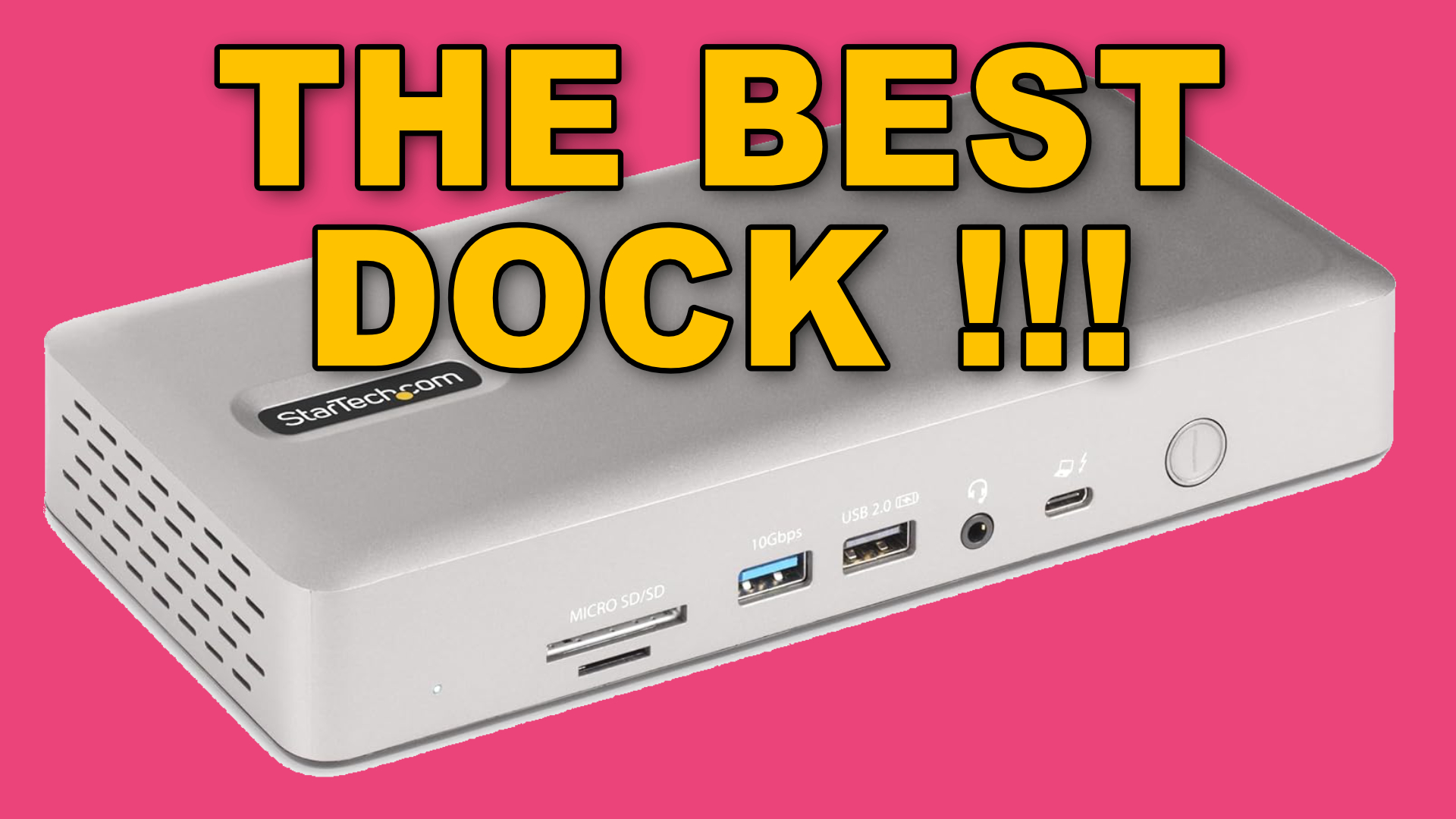 Watch StarTech Thunderbolt 4 - USB4 Dock 132UE-TB4USB4DOCK Review